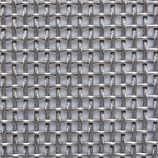 Stainless Steel Cable Rope Metal Decorative Partition Balustrade Wire Mesh Rod Cable Mesh