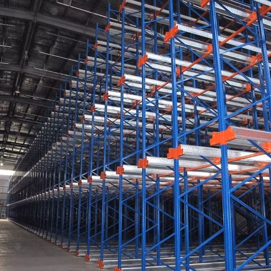 Radio Shuttle Storage Pallet Rack for High Density Industrial Warehouse