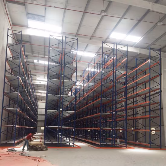 Selective Very Narrow Aisle Pallet Storage Rack for Industrial Warehouse Use